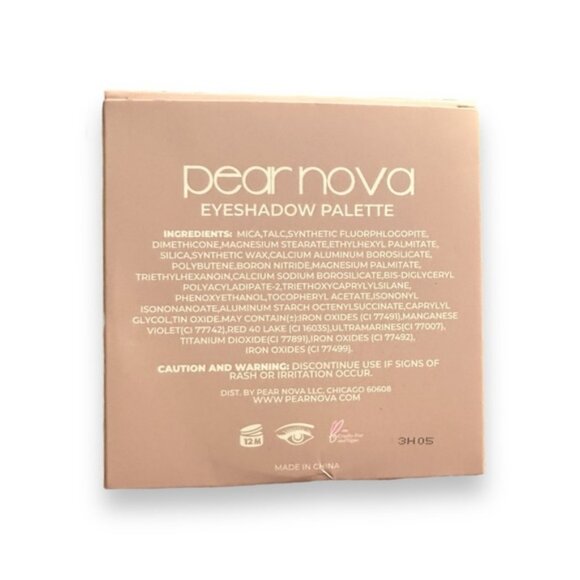 🆕 NWT Pear Nova Metallic Matte Shimmer Eyeshadow Palette - Picture 3 of 4